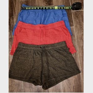 Womens Athletic Works Shorts Bundle Of 3